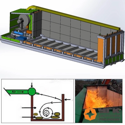Бункерный утилизатор отходов